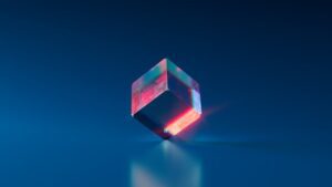 There is a picture of a prism against a blue background that shows theme of light in all the light we cannot see quotes in this world .